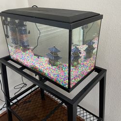 10 Gallon Fish Tank With Metal Stand