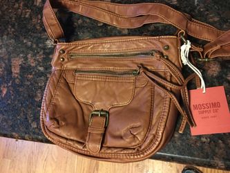 Leather crossbody bag