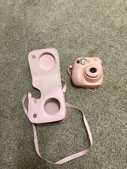 Polaroid camera with case