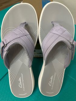 Clark’s Seabreeze CloudStepper Sandals new in box Lavender