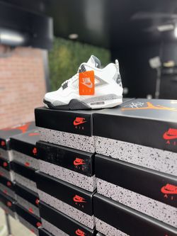Jordan 4 White Cement