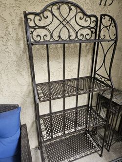 Baker's Rack Antique Bronze 