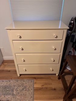 White Beige Dresser