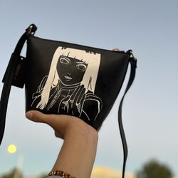 hand painted hinata purse 