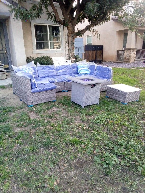 Fire Table Propane Patio Furniture Set Outdoor Patio Furniture Fire Pit Propane ππππ