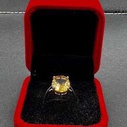 Citrine ring size 6