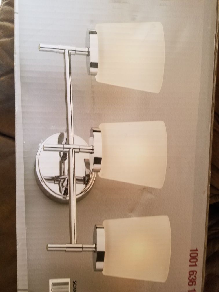 3 light Vanity fixture (1) only available