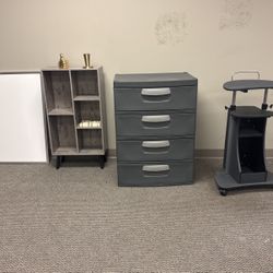 Office Furniture Bundle – Storage Cabinet, Drawers, Stand + Whiteboard
