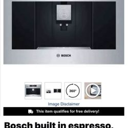 Bosch Built In Coffee Maker