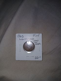 1863 Liberty Head Civil War Token