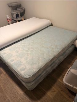Free king bed with twin box spring USED clean