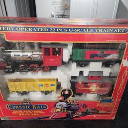 Vintage 1993 Echo Toys Classic Rail Battery Operated G-Scale Train Set
