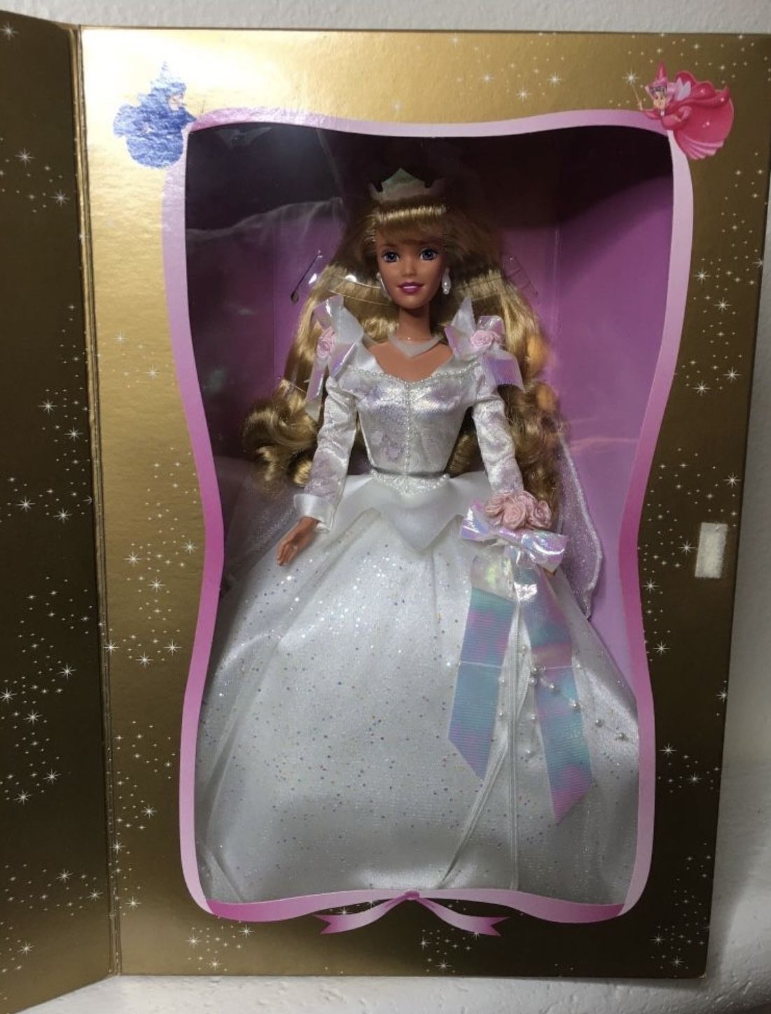 Walt Disney "Wedding Sleeping Beauty" 1997 Barbie Doll 2nd In Series