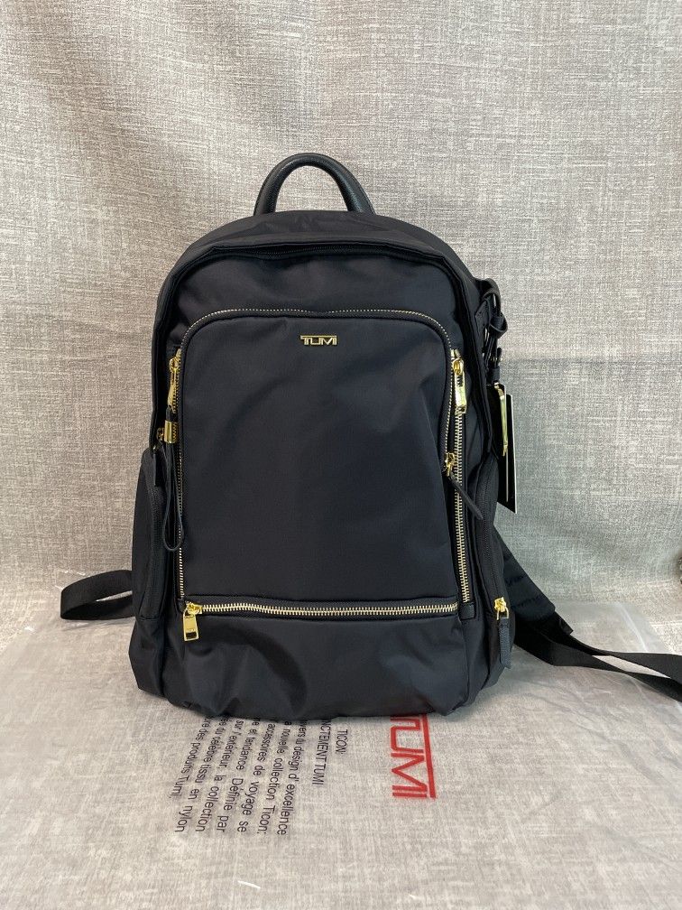 TUMI VOYAGEUR Celina Backpack Black/Gold