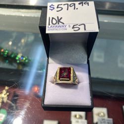 10k Gold Eagle Ring