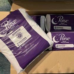 Poise Overnight Pads