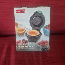 Mini Waffle Bowl Maker Brand New