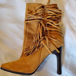 Leather boots