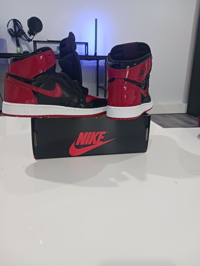 Jordan 1 Patent Bred 4.5 Y NEW