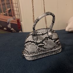faux snake skin bag