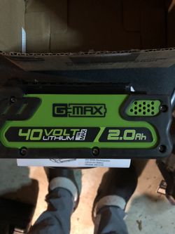 Green works 40volt battery