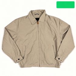 London Fog Beige Mesh-Lined Jacket Size L