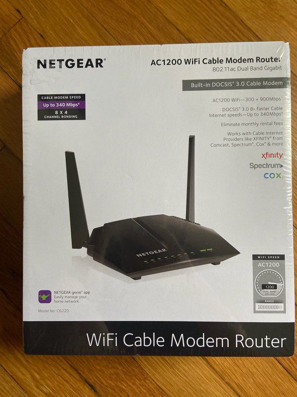 Netgear C6220 Brand NEW High Speed Cable Modems Router