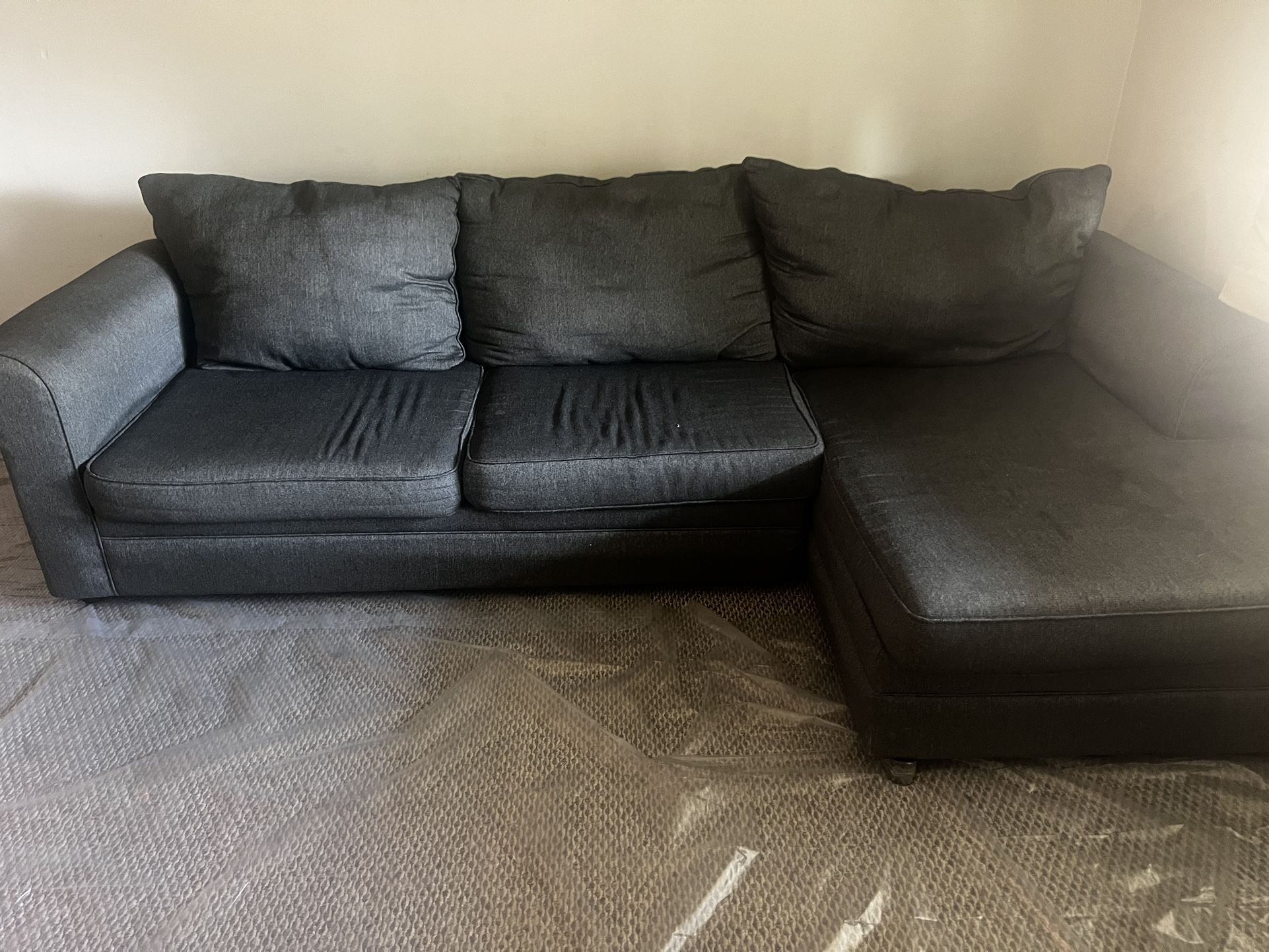 Grey 3 seater sectional