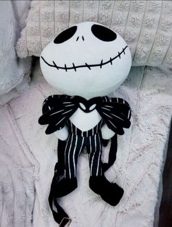 Jack Skellington Plush Backpack