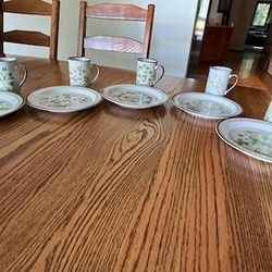 Mid-Century Plates And Cups
