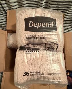 Womens Depend Large 72ct