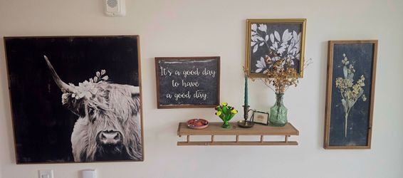 Vintage inspired wall art
