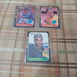 3 Baseball Rookie Cards