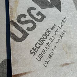 USG Securock UltraLight Glass-mat Roof Board