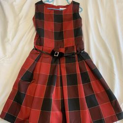 Red And Black Girls Dress Size 10