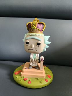 Rick sanchez king of shit funko deluxe