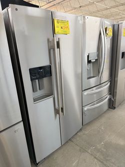 GE Stainless Steel Side-by-Side Refrigerator