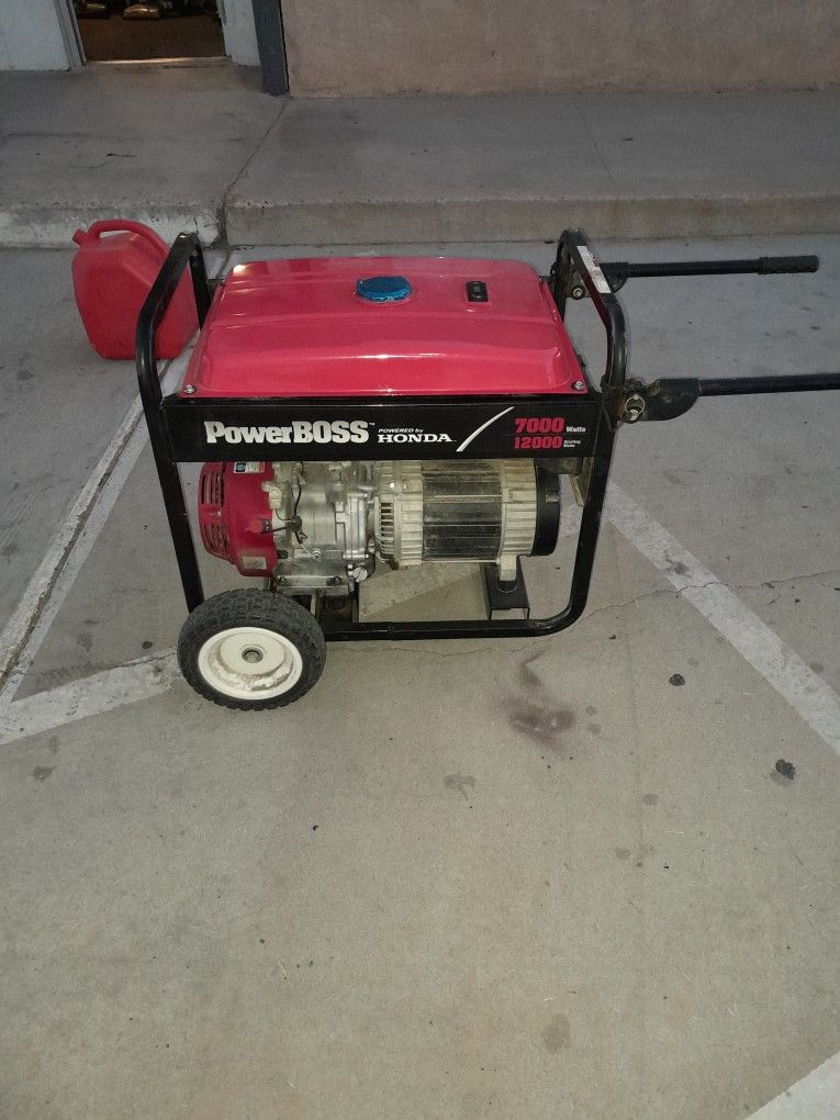 Honda 7000 Watt Generator In Mint Condition