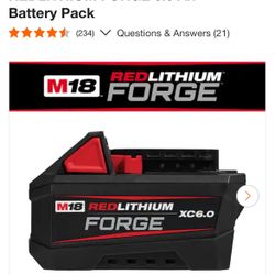 Milwaukee M18 18V Lithium-Ion REDLITHIUM FORGE HD 12.0 Ah Battery Pack
