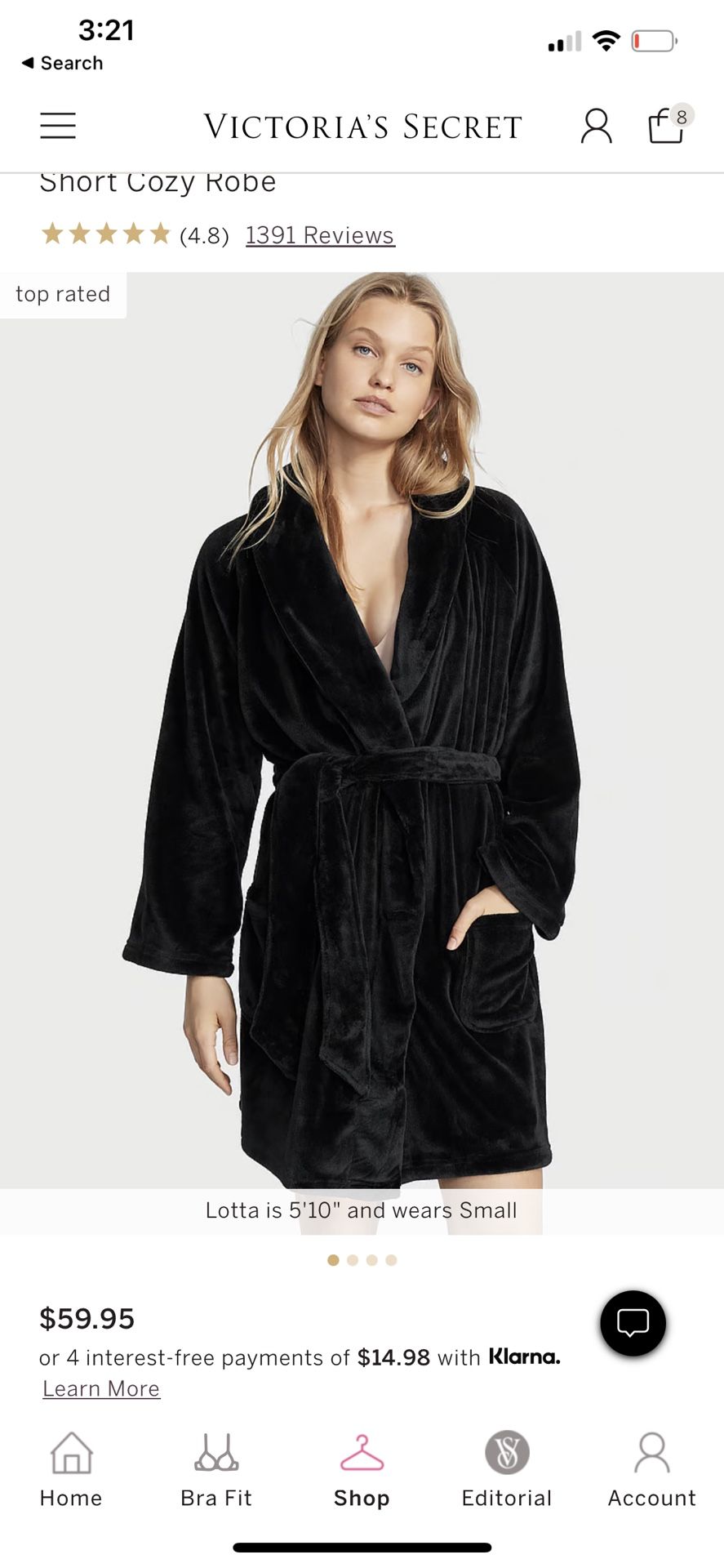 Victoria Secret Robe M/L