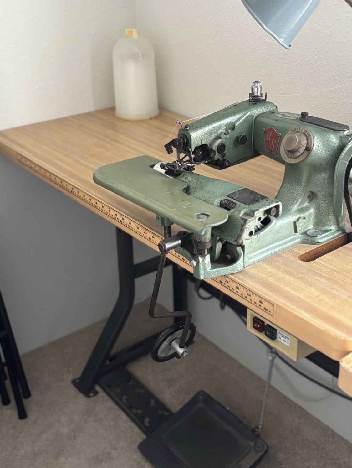 Blind Stitch U.S industrial machine máquina de coser bastilla