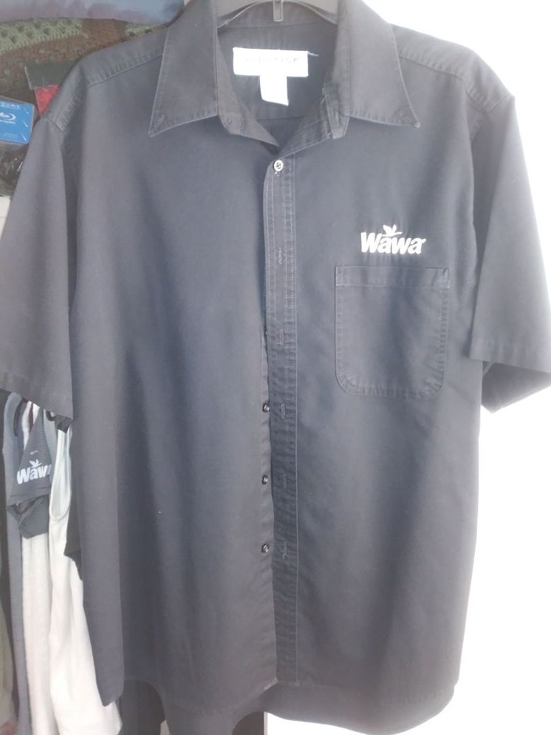 Wawa manager shirts hat and visor