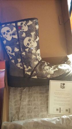 Authentic UGG Skull Boots