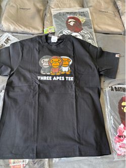 A Bathing Ape 3 ape T shirt Size medium