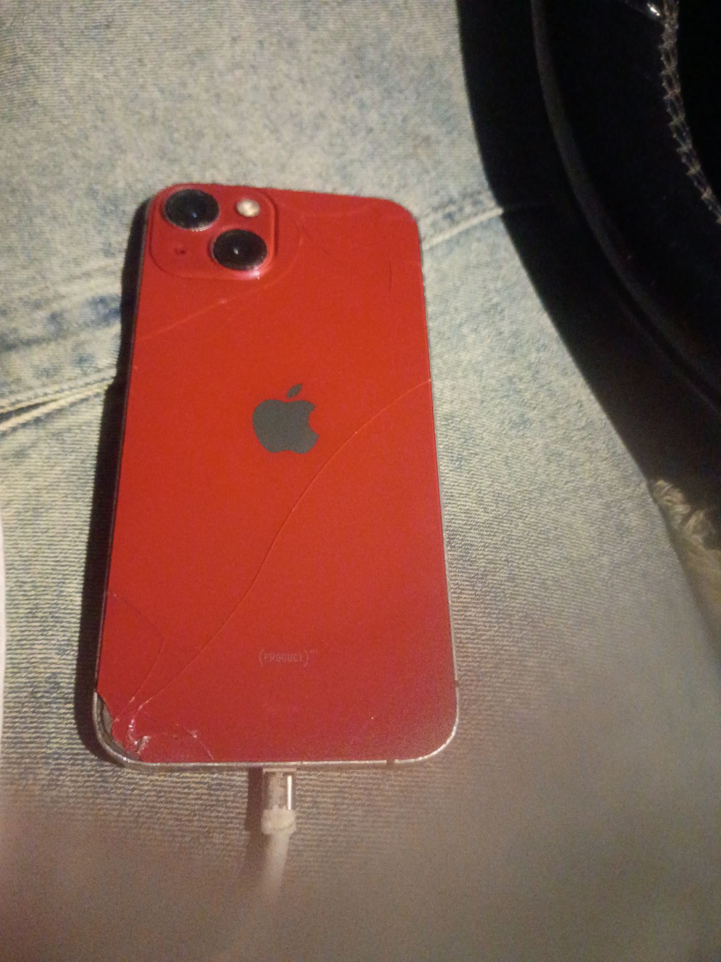 iPhone 13 128gb unlocked for all carriers (cracks on back glass)