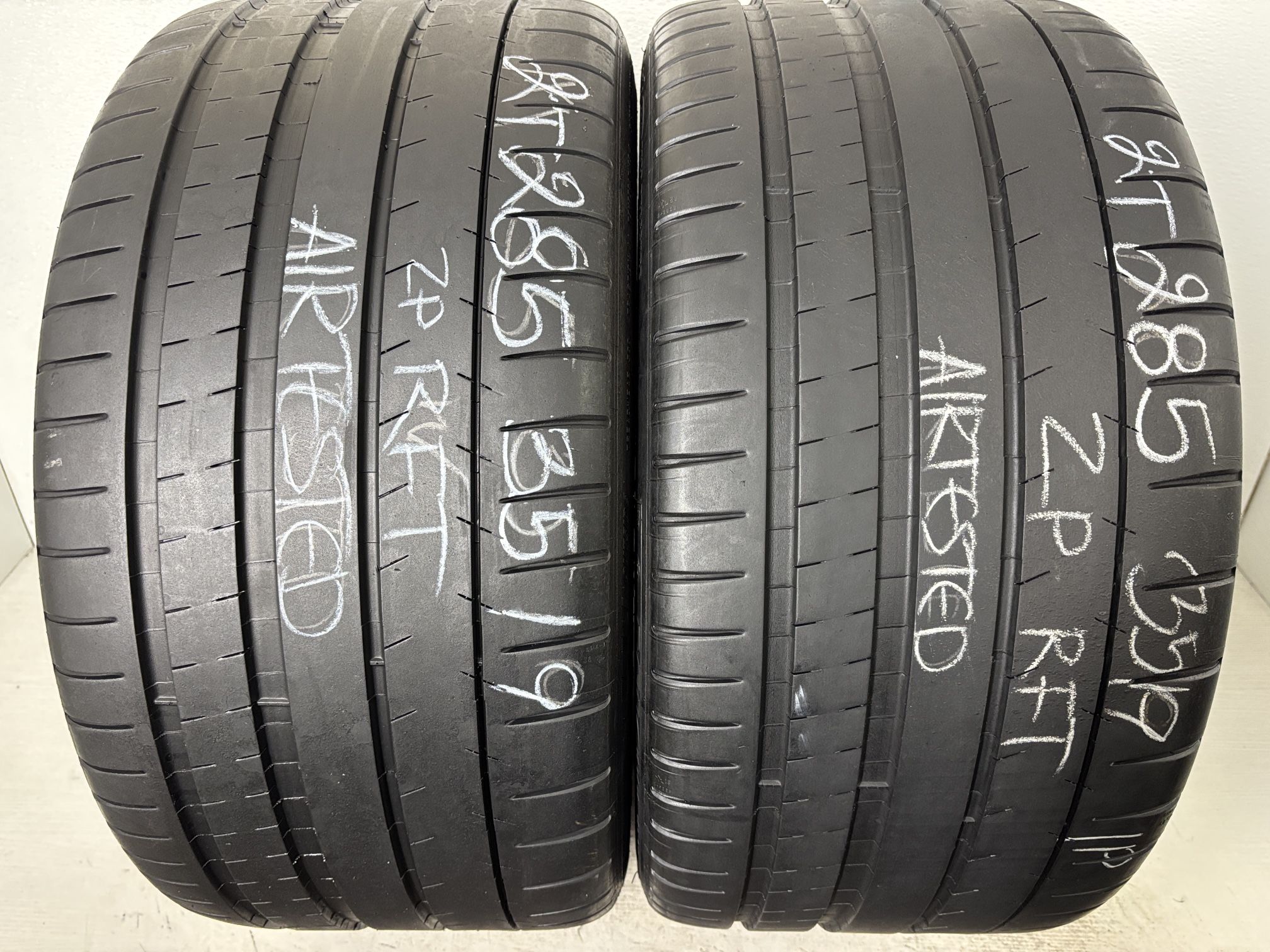 2 Tires 285 35 19 Michelin Pilot Super Sport Zp Run Flat