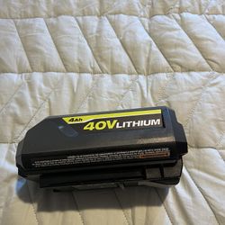 Ryobi 40 Volt Battery 4.0