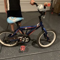 Captain america bike with training wheels sale