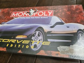 new monopoly game sealed CORVETTE