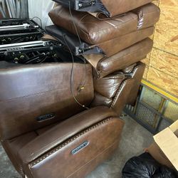 Luciano Power Recliner And Loveseat 